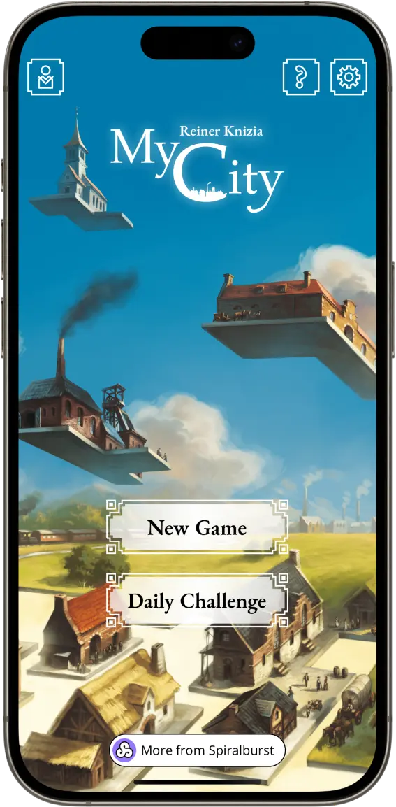 My City App - Main Menu Preview