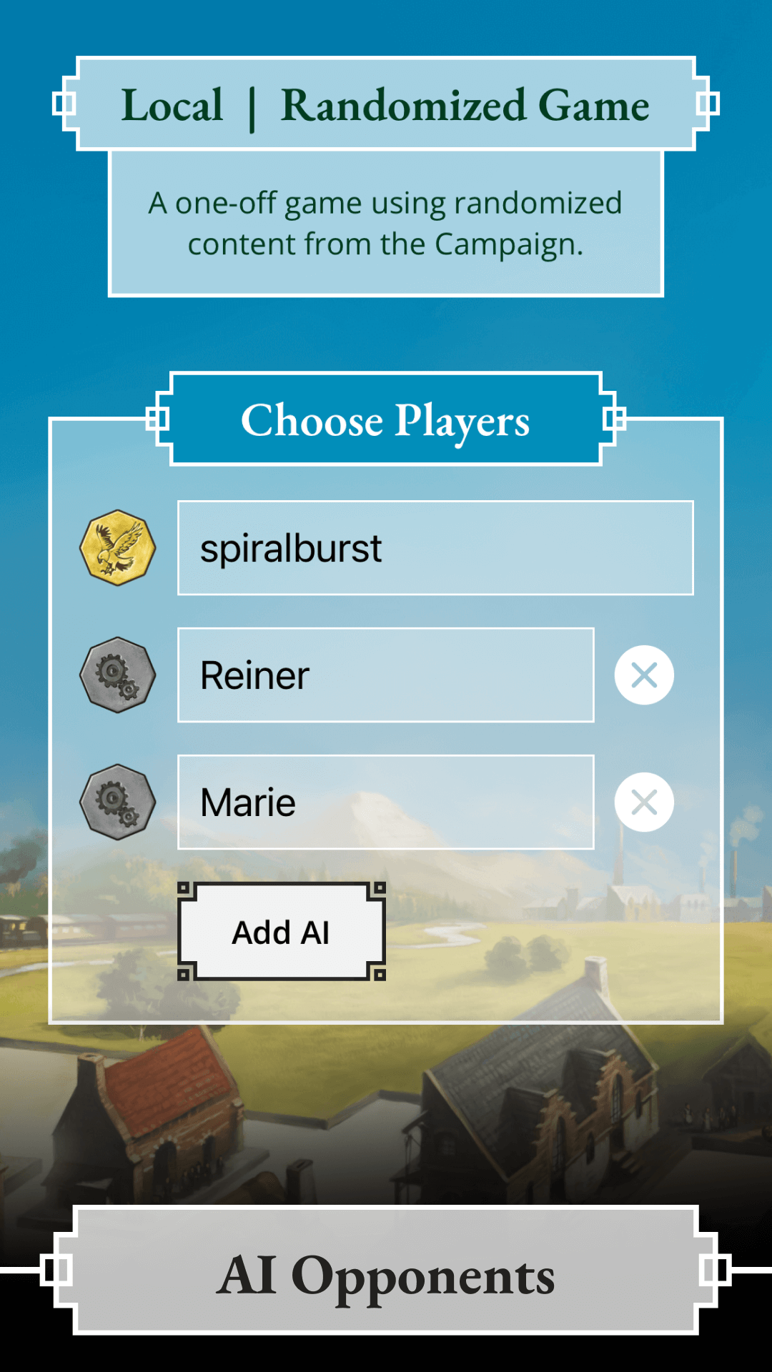 My City Phone - Main Menu